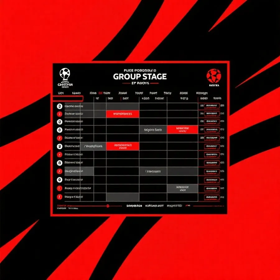 分組賽賽程展示